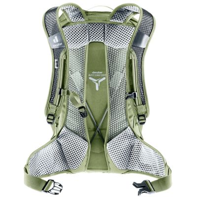 9. Plecak rowerowy Deuter Race Air 14 + 3, mineral/glove