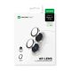 4. Szkło hartowane AMAZINGTHING AR Aluminium 2 Lens Glass z ramką na soczewki aparatu do iPhone 16 / 16 Plus - białe