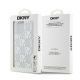 8. Etui DKNY Liquid Glitter Multilogo na iPhone 15 Pro Max - białe