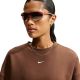 6. Bluza damska Nike Studio Fleece brązowa IM8082 259