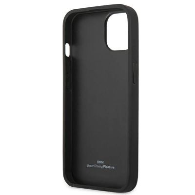 6. Etui BMW Leather Curve Perforate na iPhone 13 mini - czerwone