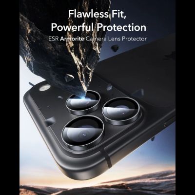 2. Szkło hartowane na aparat ESR Armorite Camera Protector 2-Pack na iPhone 18 Pro / 18 Pro Max - czarne