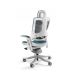 2. Fotel biurowy Wau 2 BL414 tkanina steelblue/biały