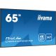 4. Monitor IIYAMA 164,0 cm (65") LH6541UHS-B1AG 16:9 3xHDMI+USB IPS