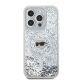 3. Etui Karl Lagerfeld Liquid Glitter Karl Head MagSafe na iPhone 15 Pro Max - przezroczyste
