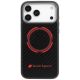 Etui Audi RSQ Carbon Fiber Sport Red Circle MagSafe do iPhone 17 Pro Max - czarne