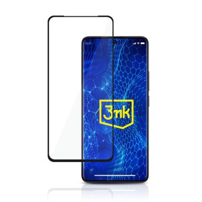 7. Szkło hartowane 3mk HardGlass Max Lite z czarną ramką na Xiaomi Redmi Note 13 Pro+