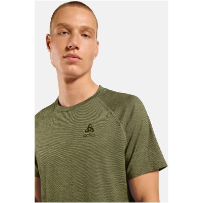 3. Koszulka z krótkim rękawem męska ODLO T-shirt crew neck s/s X-ALP PW 115 zielona