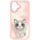 3. Etui Nimmy Big Eyed Pet 2.0 Cat na iPhone 17 - różowe