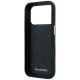 7. Etui Mercedes Leather Semi Wrap Wood Effect MagSafe na iPhone 17 Pro - czerwone