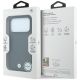 8. Etui BMW Kevlar Metal Logo MagSafe na iPhone 18 Pro / 17 Pro - grafitowe
