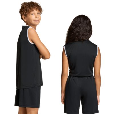 4. Koszulka dla dzieci adidas Entrada 26 Sleeveless Jersey czarna KB3933