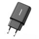 5. Ładowarka Joyroom JR-TCF23 sieciowa USB-C 25W SFC / PPS / PD - czarna + kabel USB-C / USB-C 1m