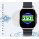 10. Smartwatch Męski RUBICON RNCF17 Tytan/Orange SMARUB269