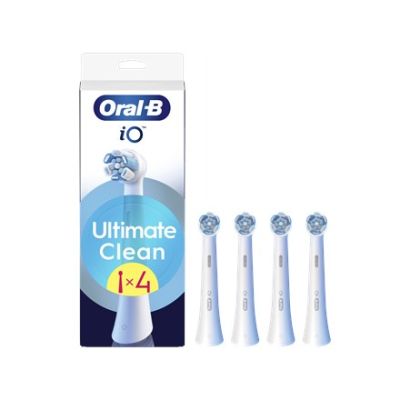 Końcówki do szczoteczek Oral-B iO UltimateClean, białe, 4 sztuki