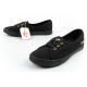 8. Lee Cooper buty trampki damskie sportowe czarne wsuwane baleriny