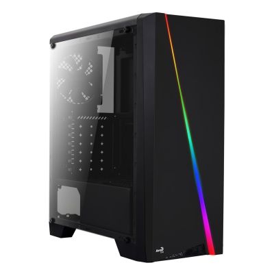 6. Obudowa Aerocool PGS CYLON AEROPGSCYLON-BK (ATX, Micro ATX, Mini ITX; kolor czarny)