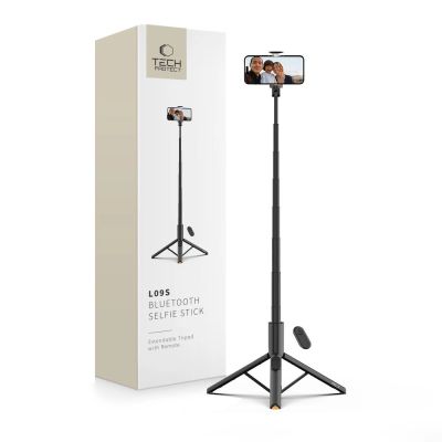 Selfie Stick Tech-Protect L09S z tripodem - czarny