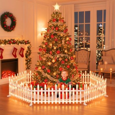 14. PŁOTEK DEKORACYJNY LED 8SZT CIEPŁY BIAŁY