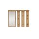 2. Wieszak + lustro PARMA 100x15xH.81,5 artisan
