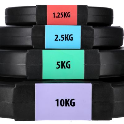 8. Sztanga / talerze kompozytowe 42kg HMS GSP40