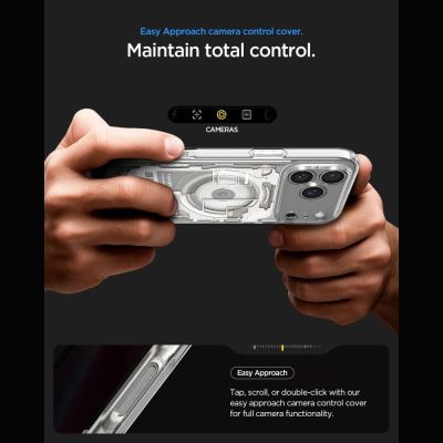 11. Etui Spigen Ultra Hybrid MagSafe Zero One na iPhone 18 Pro Max / 17 Pro Max - tytanowe