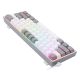 6. REDRAGON K617-RGB Fizz RGB White/Grey klawiatura USB Szary, Biały
