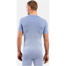 Koszulka męska ODLO BL TOP crew neck s/s PERFORMANCE LIGHT - RAIN DYE niebieska
