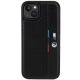 3. Etui BMW Perforated Tricolor Line na iPhone 15 Plus / 14 Plus - czarne