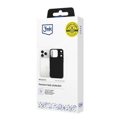 22. Etui 3mk Matt Case Pro na Apple iPhone 17 Pro Max - czarne matowe