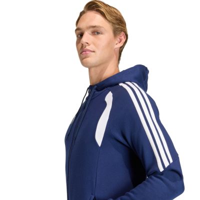 4. Bluza męska adidas Tiro 26 League Sweat Full Zip Hoodie granatowa KF3320