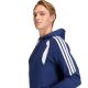 4. Bluza męska adidas Tiro 26 League Sweat Full Zip Hoodie granatowa KF3320
