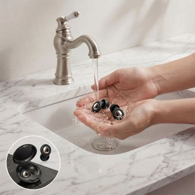 5. Zatyczki do uszu Tech-Protect QuietFit silikonowe z filtrem akustycznym - czarne