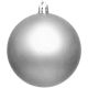 12. BOMBKA DEKORACYJNA PLASTIKOWA BEZPIECZNA 12SZT ŚR 60MM SREBRNY