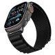 8. Pasek Pasek Spigen WBF1 na Apple Watch 44 / 45 / 46 / 49 mm - czarny