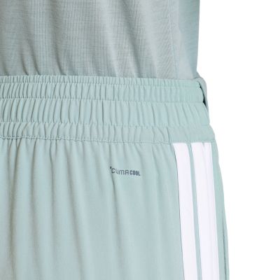 5. Spodnie damskie adidas Workout Essentials 3-Stripes Woven miętowe KC5494