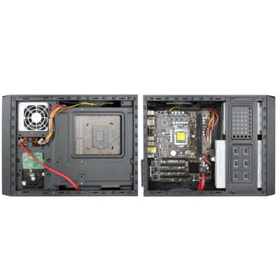 3. Chieftec UE-02B zabezpieczenia & uchwyty komputerów Mini Tower Czarny 250 W
