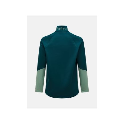 3. Bluza męska PEAK PERFORMANCE M Rider Essentials Midlayer Zip Jacket kolor zielony