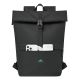 6. Rivacase Gremio plecak City backpack Czarny Poliester, Przetworzony politereftalan etylenu (rPET)