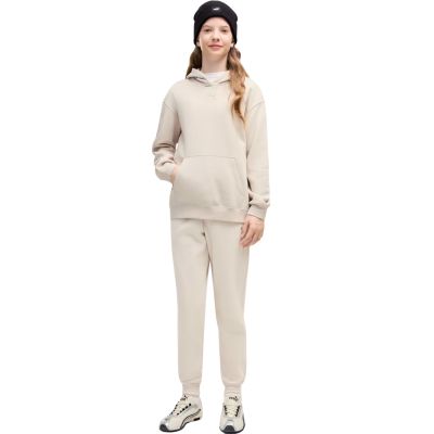 5. Bluza dla dzieci Puma ESS Centered Cat Logo Relaxed Hoodie beżowa 692973 82