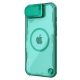 3. Etui Nillkin Iceblade Prop Magnetic z osłoną na aparat i podstawką na iPhone 16e / 17e - zielone