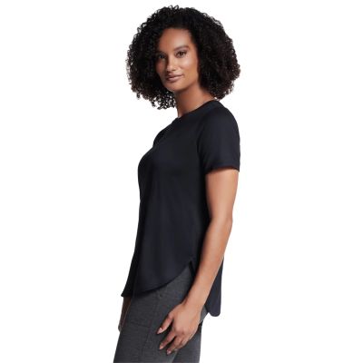 3. Skechers Godri Swift Tunic Tee TS105-BLK Czarne L