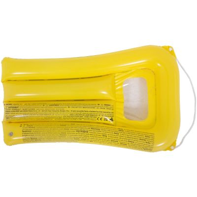 15. MATERAC PLAŻOWY Z OKIENKIEM PODWODNY ŚWIAT 74x48CM 37591 - ŻÓŁTY