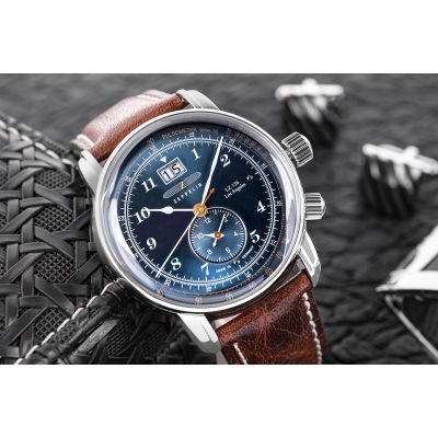 4. Zegarek Męski ZEPPELIN LZ126 Los Angeles 8644-3 + BOX