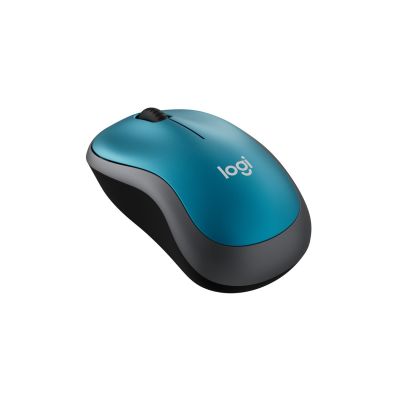 11. Mysz bezprzewodowa Logitech M185 910-002236 (optyczna; 1000 DPI; kolor niebieski)