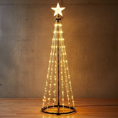 12. CHOINKA DEKORACYJNA 550LED CIEPŁY BIAŁY 300CM BLACK