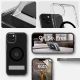 7. Etui Spigen Ultra Hybrid S MagSafe z podstawką do iPhone 15 Plus - czarne