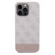 3. Etui Guess 4G Stripe Collection na iPhone 15 Pro Max - różowe