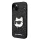 2. Etui Karl Lagerfeld Glitter Choupette Patch na iPhone 14 Plus - czarne