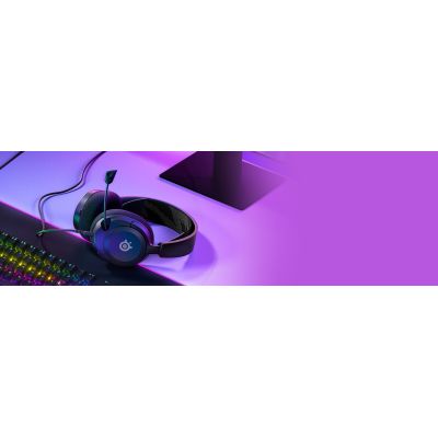 20. Steelseries Arctis Nova 1 Zestaw słuchawkowy Przewodowa Opaska na głowę Gaming Czarny